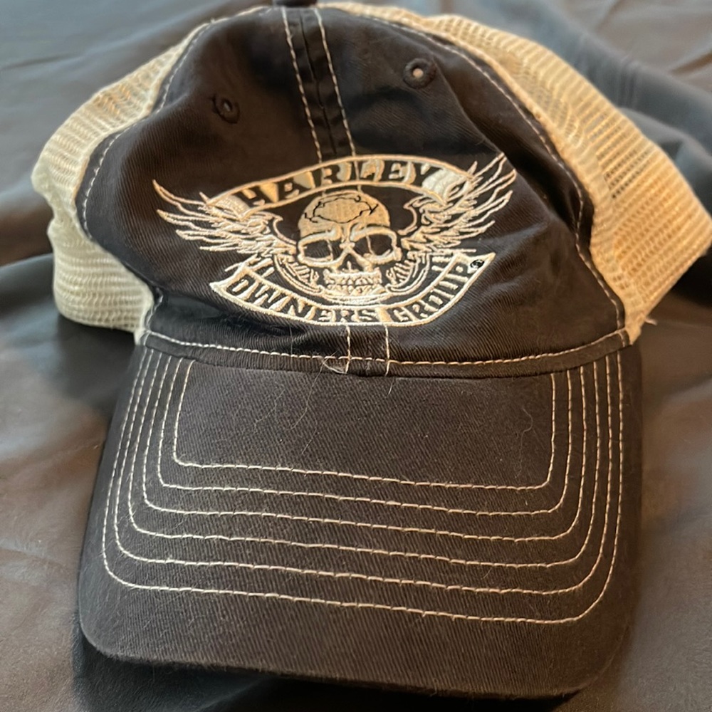 Harley trucker hat